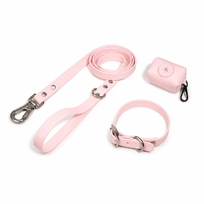 Suņu pastaigu komplekts ar PVC pārklājumu
